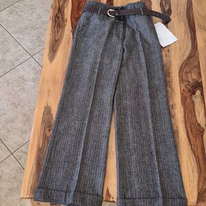 New- Luxe Eleven High Waist, Tweed Pants